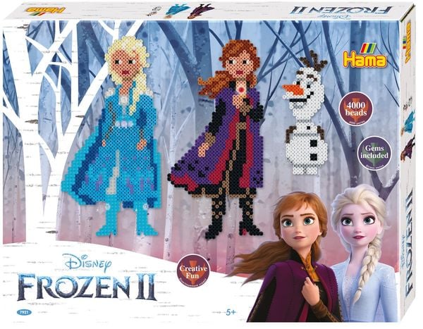 Hama 7921 - Disney Frozen II, Eiskönigin, Bügelperlen, 4000 Stück