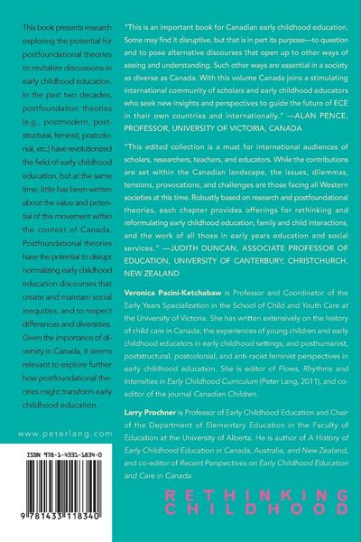 Produktbild: Re-situating Canadian Early Childhood Education