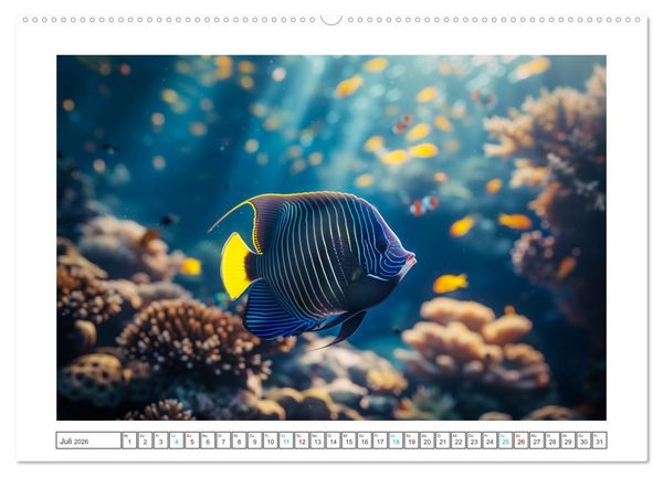 Produktbild: Exotische Fische (Wandkalender 2026 DIN A2 quer), CALVENDO Monatskalender