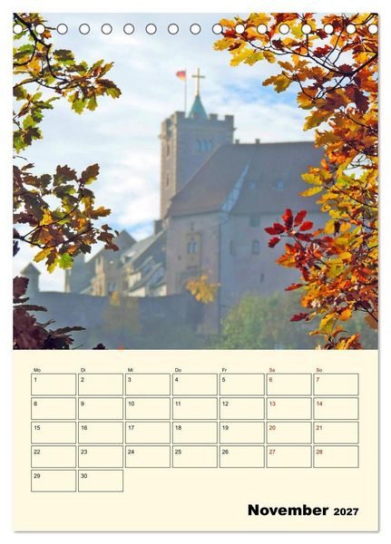 Produktbild: Die Wartburg - Weltkulturerbe in Th&uuml;ringen (Tischkalender 2027 DIN A5 hoch), CALVENDO Monatskalender