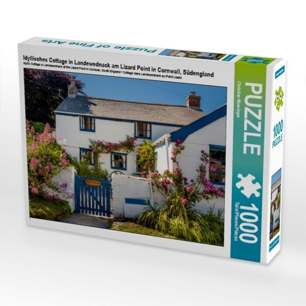 Produktbild: CALVENDO Puzzle Idyllisches Cottage in Landewednack am Lizard Point | 1000 Teile Lege-Gr&ouml;&szlig;e 64x48cm Foto-Puzzle f&uuml;r gl&uuml;ckliche Stunden