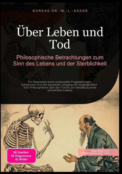 Produktbild: Philosophie (DE) / &Uuml;ber Leben und Tod: Philosophische Betrachtungen zum Sinn des Lebens und der Sterblichkeit