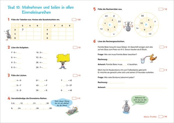 Produktbild: Fit f&uuml;r Mathe 2. Klasse. Mein Testheft