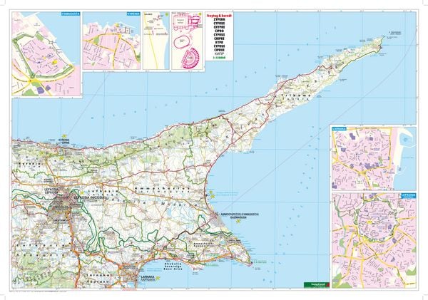 Produktbild: freytag & berndt Stra&szlig;enkarte Zypern 1:150.000