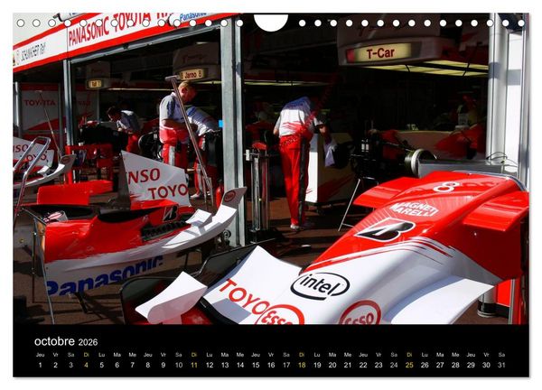 Produktbild: Stands de Formule 1 (Calendrier mural 2026 DIN A4 vertical), CALVENDO calendrier mensuel