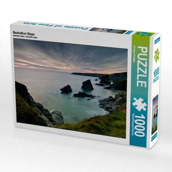 CALVENDO Puzzle Bedruthan Steps | 1000 Teile Lege-Größe 64 × 48 cm Foto-Puzzle für glückliche Stunden