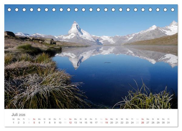 Produktbild: Magie Matterhorn (Tischkalender 2026 DIN A5 quer), CALVENDO Monatskalender