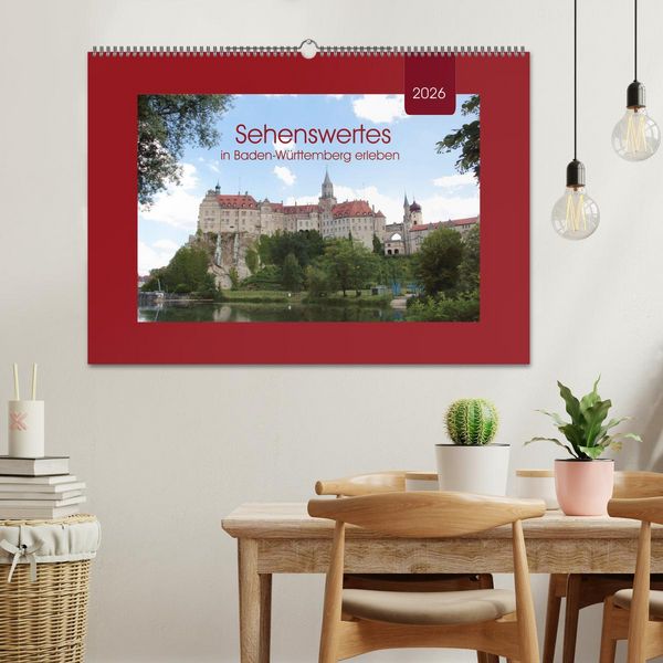 Produktbild: Sehenswertes in Baden-W&uuml;rttemberg erleben (Wandkalender 2026 DIN A2 quer), CALVENDO Monatskalender