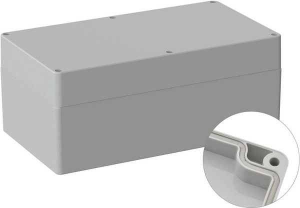 TRU COMPONENTS ABS 350500 5U 5U350500 Industrie-Gehäuse 360 x 200 x 149.5 ABS Lichtgrau (RAL 7035) 1 St.