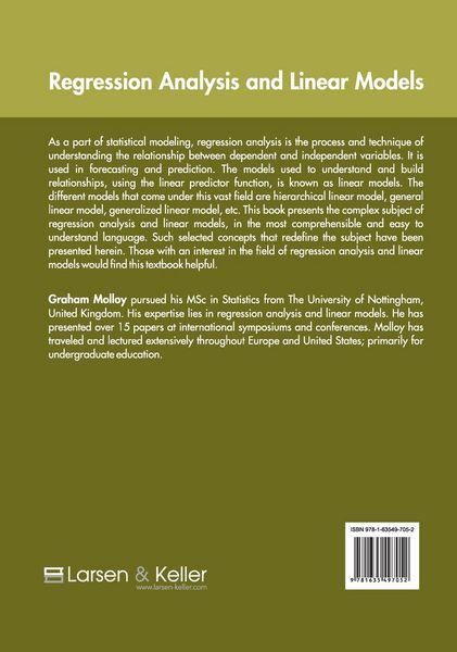 Produktbild: Regression Analysis and Linear Models
