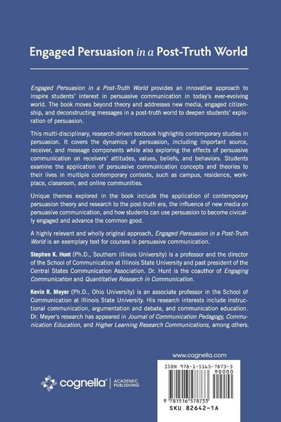 Produktbild: Engaged Persuasion in a Post-Truth World