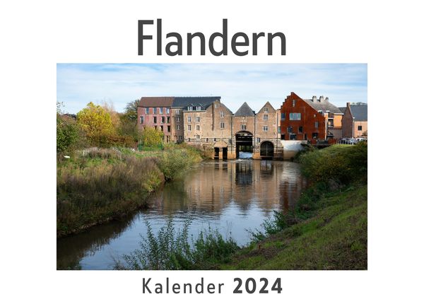 Produktbild: Flandern (Wandkalender 2024, Kalender DIN A4 quer, Monatskalender im Querformat mit Kalendarium, Das perfekte Geschenk)