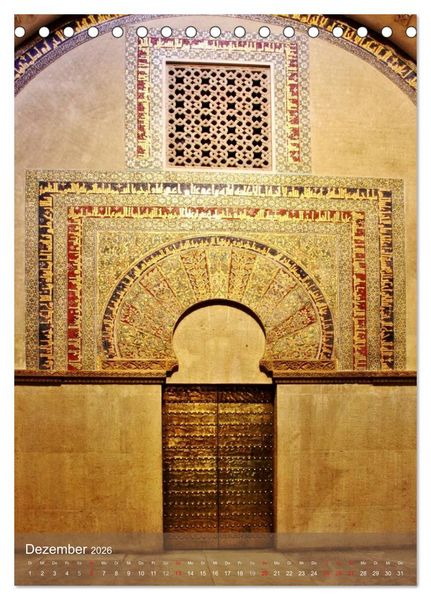 Produktbild: Andalusische Momente (Tischkalender 2026 DIN A5 hoch), CALVENDO Monatskalender