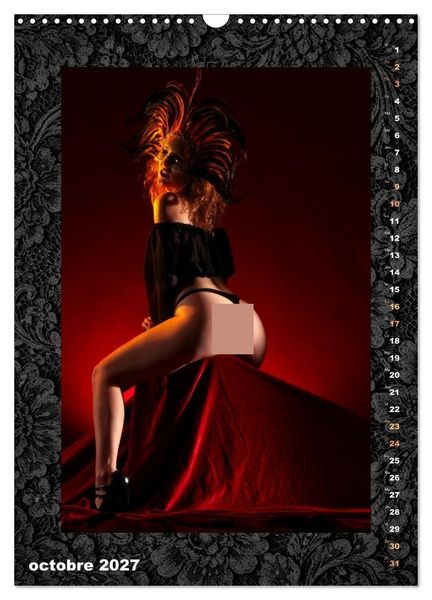 Produktbild: Belles femmes en lingerie (Calendrier mural 2027 DIN A3 horizontal), CALVENDO calendrier mensuel