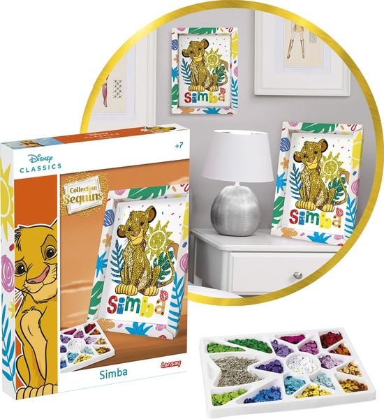 Produktbild: COLLECTION SEQUINS - Paillettenkunst Simba