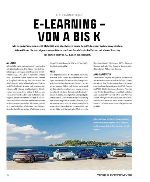 Produktbild: Porschefahrer Sonderheft: Porsche E-Performance