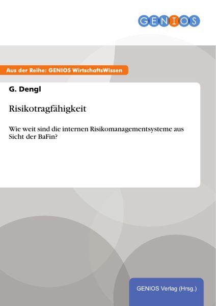 Produktbild: Risikotragf&auml;higkeit