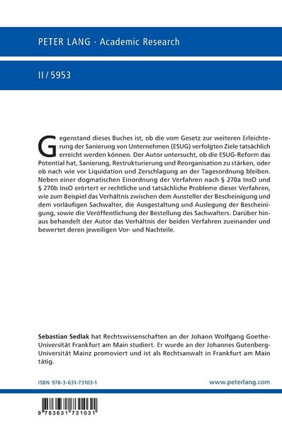 Produktbild: Das Schutzschirmverfahren &ndash; Auswirkungen des Gesetzes zur weiteren Erleichterung der Sanierung von Unternehmen auf die Eigenverwaltung