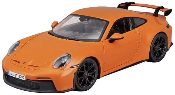 Bburago Porsche 911 GT3 2021, orange 1:24 Modellauto