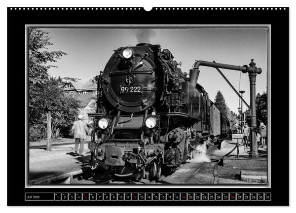 Produktbild: Unter Dampf - Eisenbahnromantik im Harz (Wandkalender 2026 DIN A2 quer), CALVENDO Monatskalender