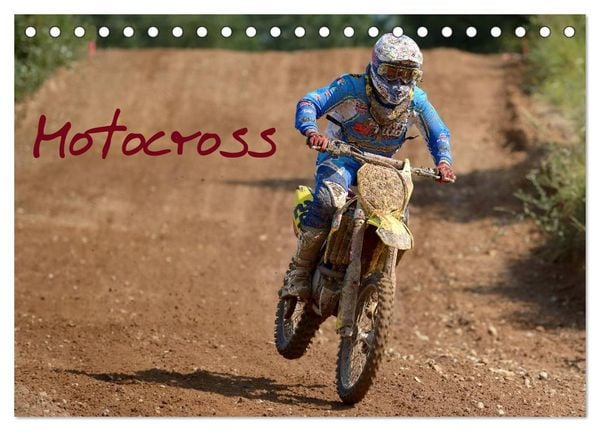 Produktbild: Motocross - Terminplaner (Tischkalender 2026 DIN A5 quer), CALVENDO Monatskalender