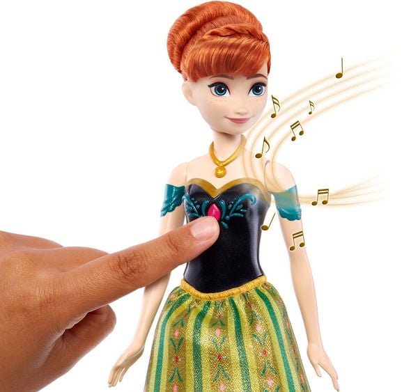 Produktbild: Disney Die Eisk&ouml;nigin Singende Puppe Anna (D, I, E, F)