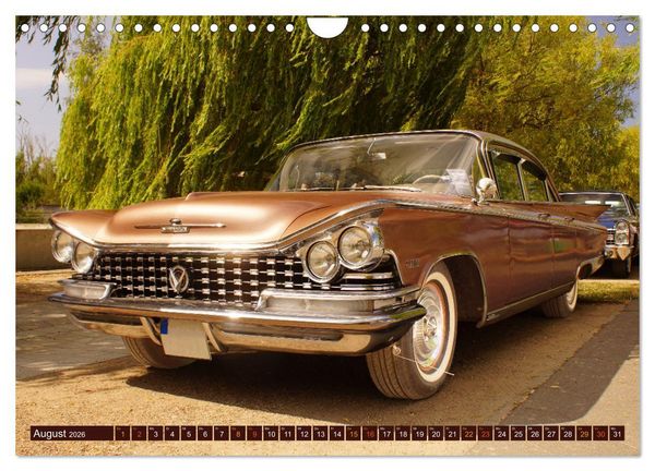Produktbild: Damals war's - Oldtimer der F&uuml;nfziger bis Achtziger Jahre (Wandkalender 2026 DIN A4 quer), CALVENDO Monatskalender