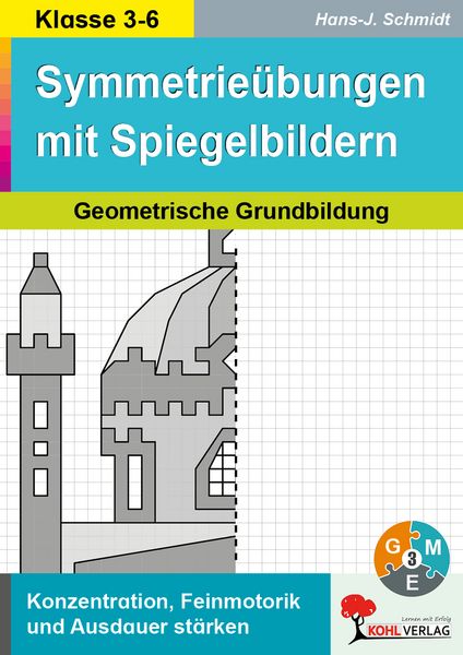 Produktbild: Symmetrie&uuml;bungen mit Spiegelbildern / Geometrische Grundbildung
