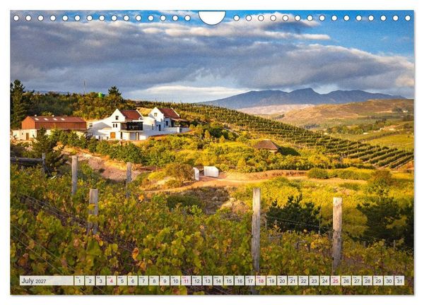 Produktbild: South African Wineries, wine architecture between tradition and modernity (Wall Calendar 2027 DIN A4 landscape), CALVENDO 12 Month Wall Calendar