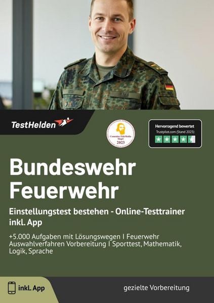 Produktbild: Bundeswehr Feuerwehr: Einstellungstest bestehen