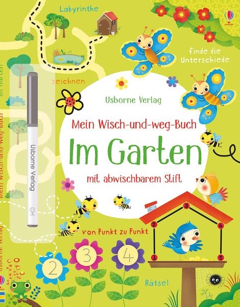 Produktbild: Mein Wisch-und-weg-Buch: Im Garten