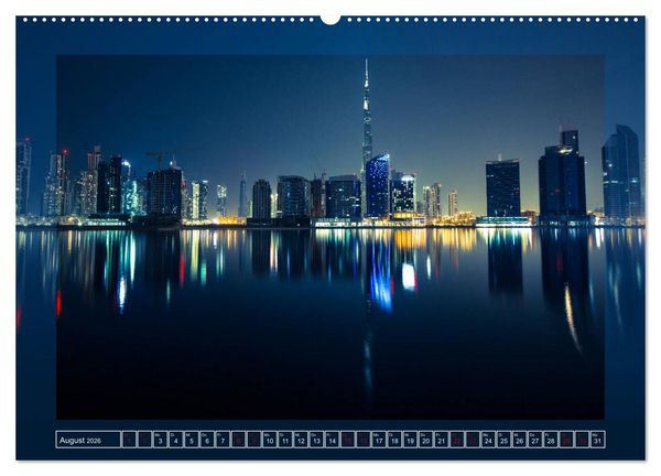Produktbild: Metropolen - Asiens sch&ouml;nste St&auml;dte bei Nacht (hochwertiger Premium Wandkalender 2026 DIN A2 quer), Kunstdruck in Hochglanz