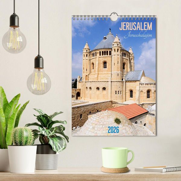 Produktbild: Jerusalem - Jeruschalajim (Wandkalender 2026 DIN A4 hoch), CALVENDO Monatskalender