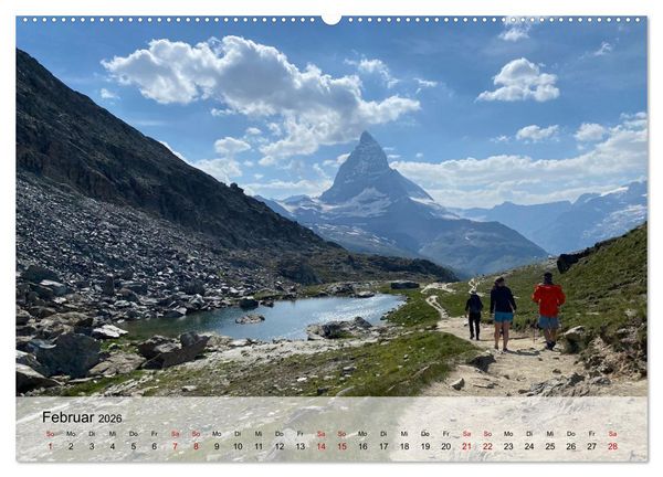 Produktbild: Alpenauszeit - Schweizer Bergsommermomente f&uuml;r die Seele (hochwertiger Premium Wandkalender 2026 DIN A2 quer), Kunstdruck in Hochglanz