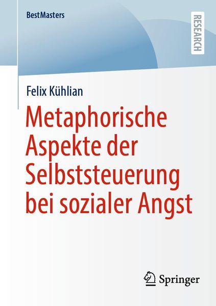 Produktbild: Metaphorische Aspekte der Selbststeuerung bei sozialer Angst