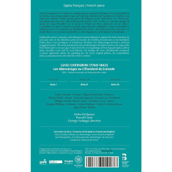 Produktbild: Vashegyi/Purcell Choir/Orfeo Orchestra: Abenc'rages ou l''te