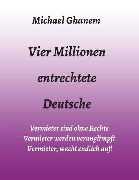 Produktbild: Vier Millionen entrechtete Deutsche