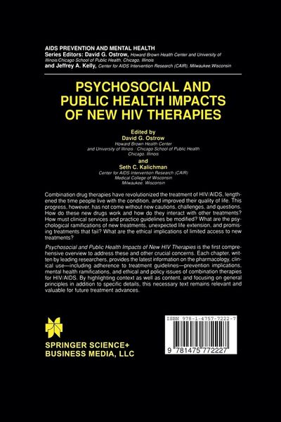 Produktbild: Psychosocial and Public Health Impacts of New HIV Therapies