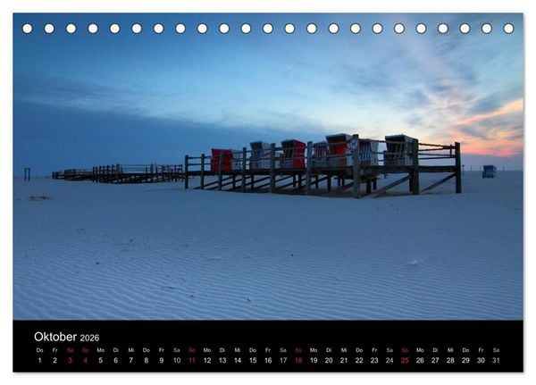Produktbild: St. Peter-Ording (Tischkalender 2026 DIN A5 quer), CALVENDO Monatskalender