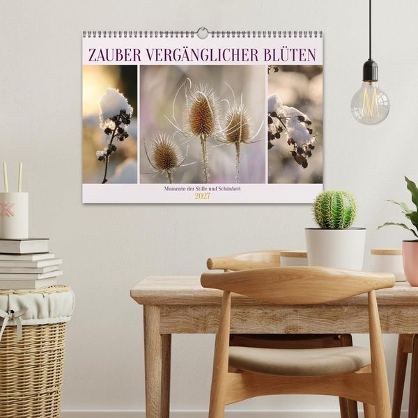 Produktbild: Zauber verg&auml;nglicher Bl&uuml;ten (Wandkalender 2027 DIN A3 quer), CALVENDO Monatskalender