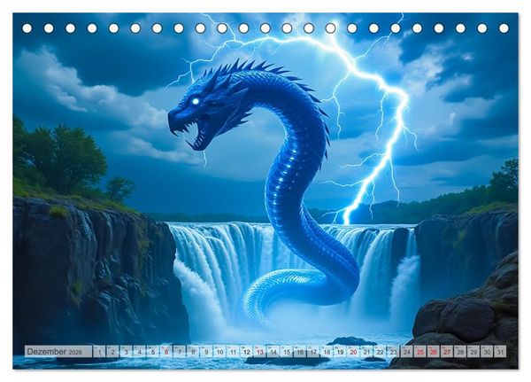 Produktbild: Afrikanische Mythologie - G&ouml;tter, Helden und Monster (Tischkalender 2026 DIN A5 quer), CALVENDO Monatskalender