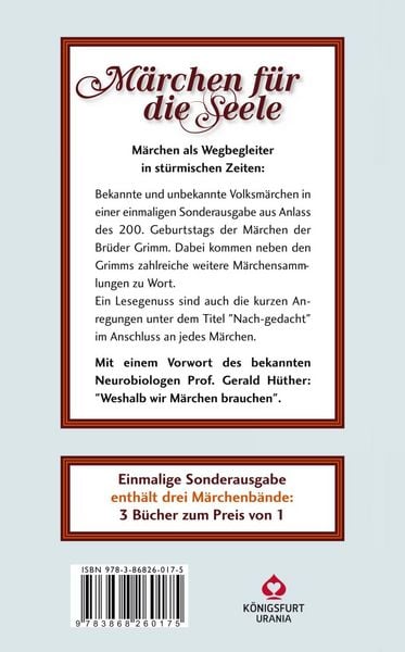 Produktbild: M&auml;rchen f&uuml;r die Seele