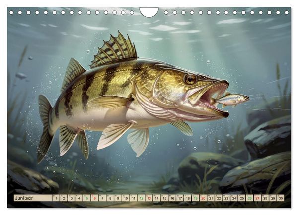 Produktbild: Talsperren - Zander (Wandkalender 2027 DIN A4 quer), CALVENDO Monatskalender