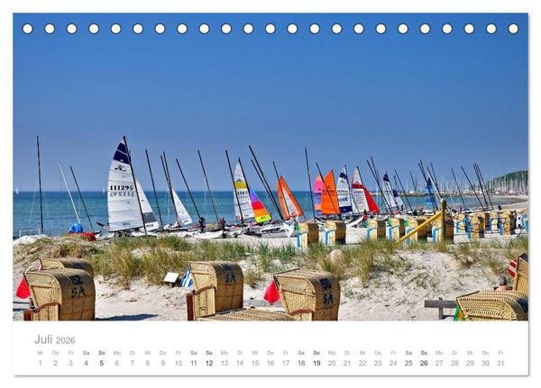 Produktbild: Gr&ouml;mitz - Ostseebad an der Sonnenseite (Tischkalender 2026 DIN A5 quer), CALVENDO Monatskalender