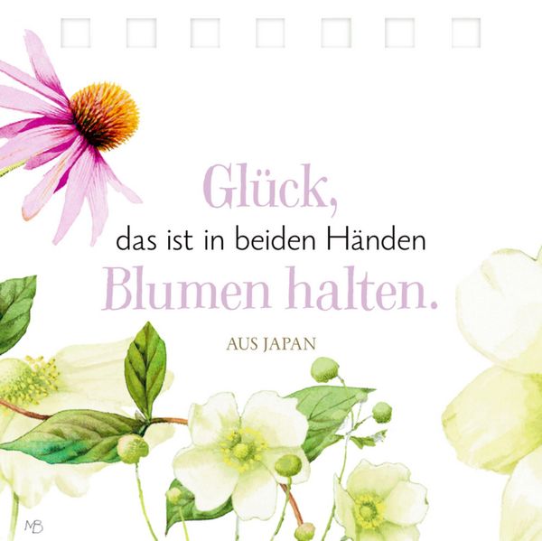 Produktbild: Mini-Spiralaufsteller: Blumen f&uuml;r dich (M. Bastin)