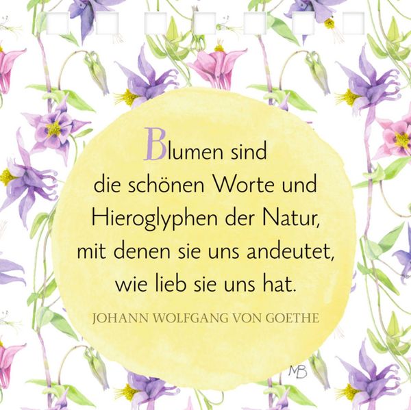 Produktbild: Mini-Spiralaufsteller: Blumen f&uuml;r dich (M. Bastin)