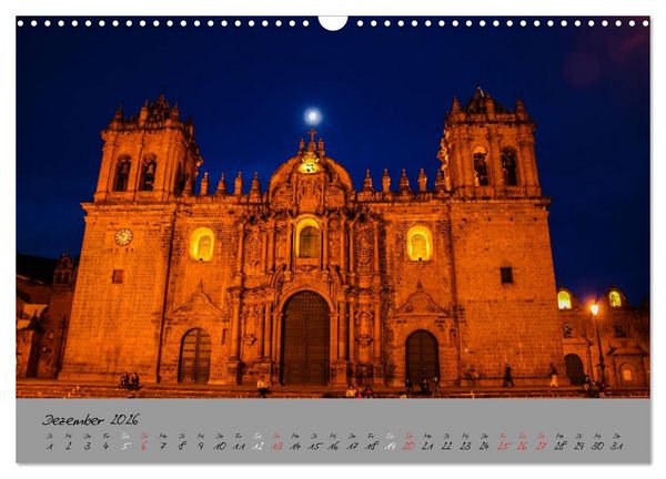 Produktbild: Peru 2026 (Wandkalender 2026 DIN A3 quer), CALVENDO Monatskalender