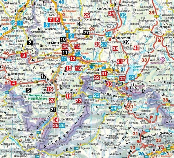 Produktbild: ROTHER Radf&uuml;hrer Allg&auml;u &ndash; Radtouren f&uuml;r Genie&szlig;er. 45 Radtouren von Leutkirch und Kaufbeuren bis Oberstdorf und F&uuml;ssen &ndash; mit Radrunde Allg&auml;u
