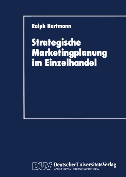 Produktbild: Strategische Marketingplanung im Einzelhandel