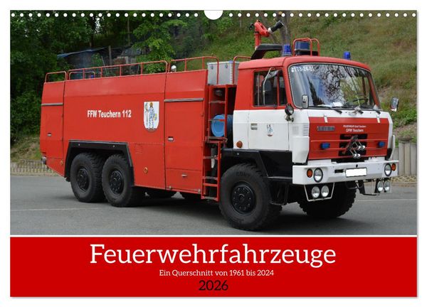 Produktbild: Einsatzfahrzeuge aus Ostdeutschland von 1961 bis heute (Wandkalender 2026 DIN A3 quer), CALVENDO Monatskalender